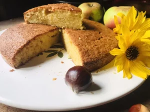 moelleux au chocolat blanc et noisettes